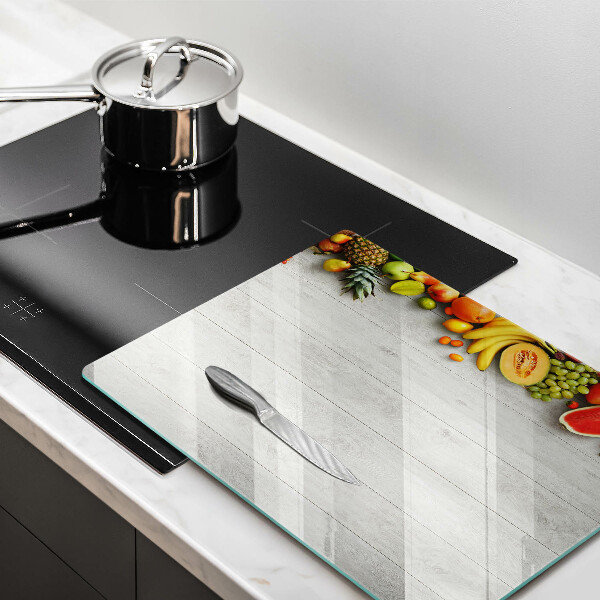 Protection plaque induction Fruits sur planches