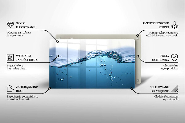 Protection plaque induction L'eau bleue