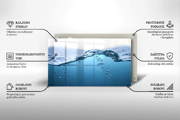 Protection plaque induction L'eau bleue