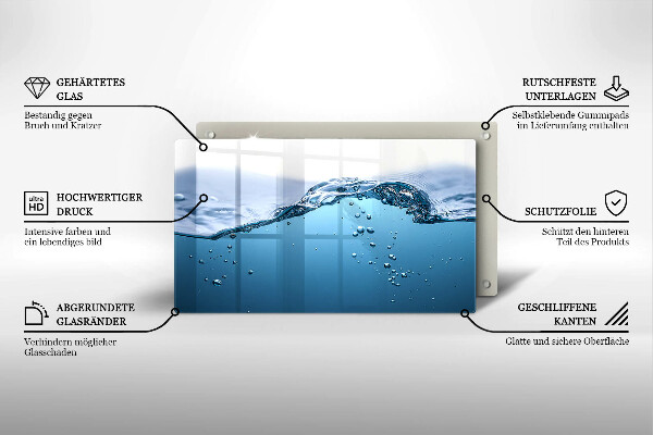 Protection plaque induction L'eau bleue