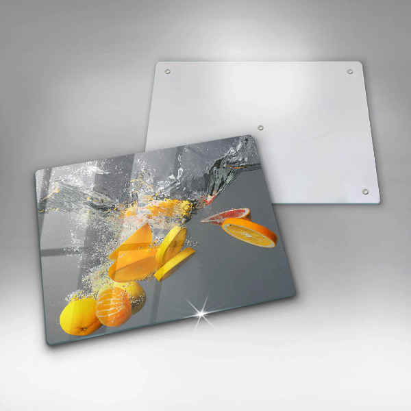 Protection plaque induction Citrons dans l'eau