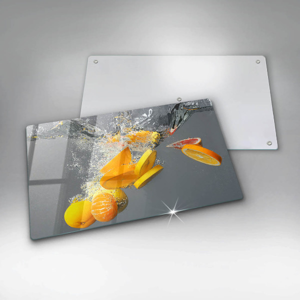 Protection plaque induction Citrons dans l'eau