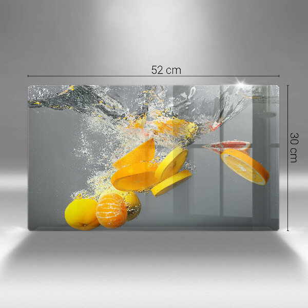 Protection plaque induction Citrons dans l'eau