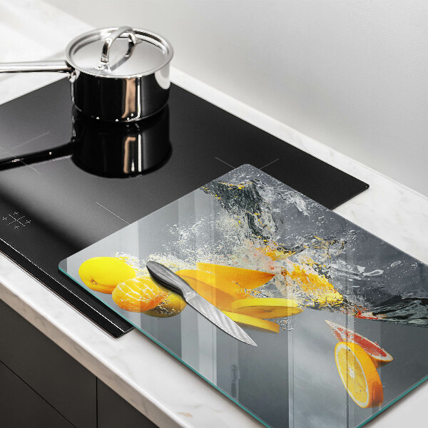 Protection plaque induction Citrons dans l'eau