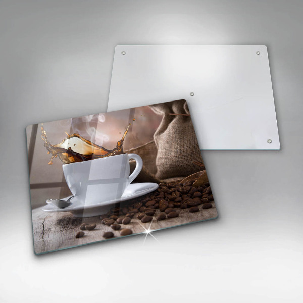 Protection plaque induction Tasse et grains de café