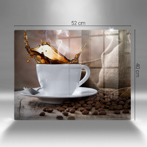 Protection plaque induction Tasse et grains de café