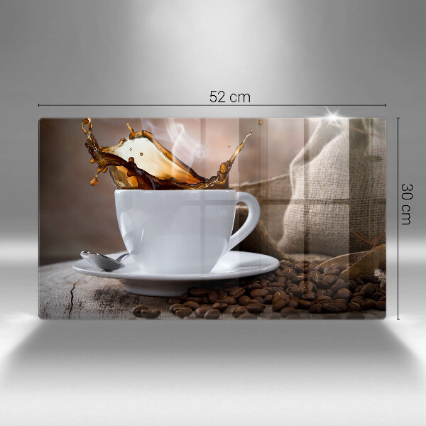 Protection plaque induction Tasse et grains de café