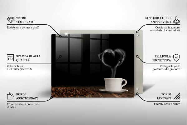 Protection plaque induction Coeur de tasse à café