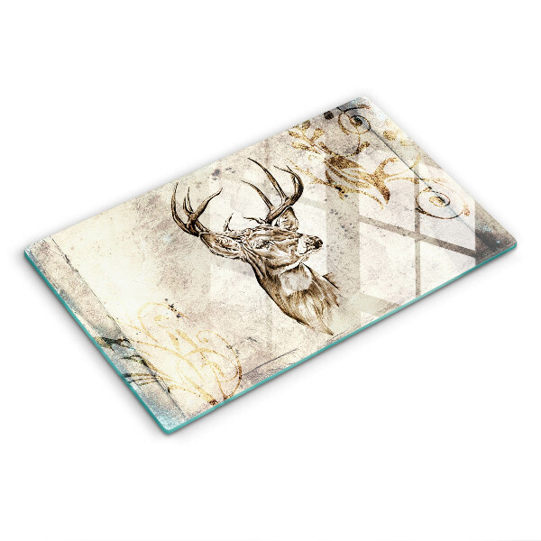 Protection plaque induction Illustration d'animaux de cerf