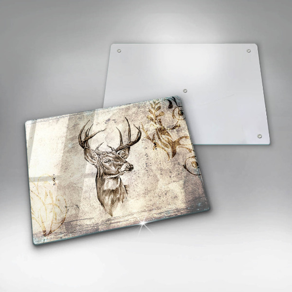 Protection plaque induction Illustration d'animaux de cerf