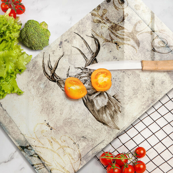 Protection plaque induction Illustration d'animaux de cerf