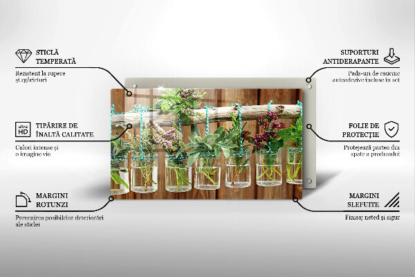 Protection plaque induction Plantes aromatiques vintage