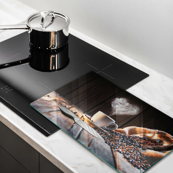 Protection plaque induction Tasse à café et coeur