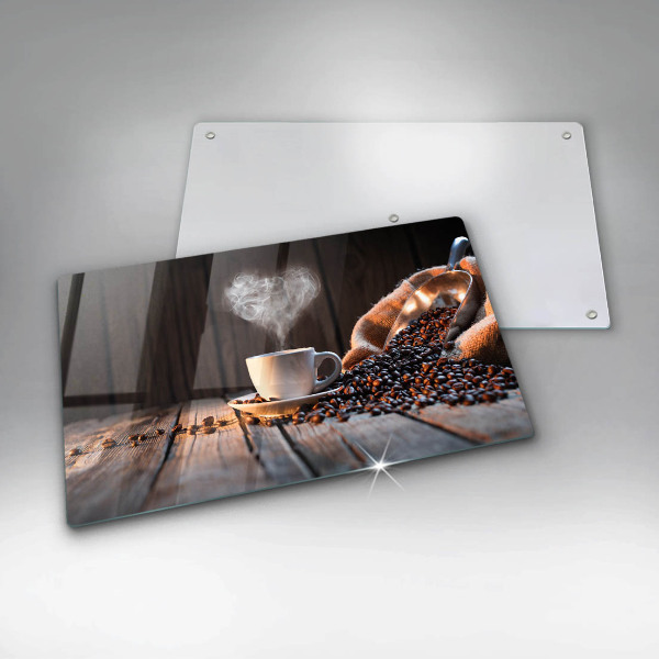 Protection plaque induction Tasse à café et coeur