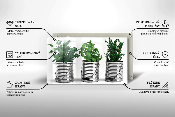 Protection plaque induction Pots de plantes aromatiques