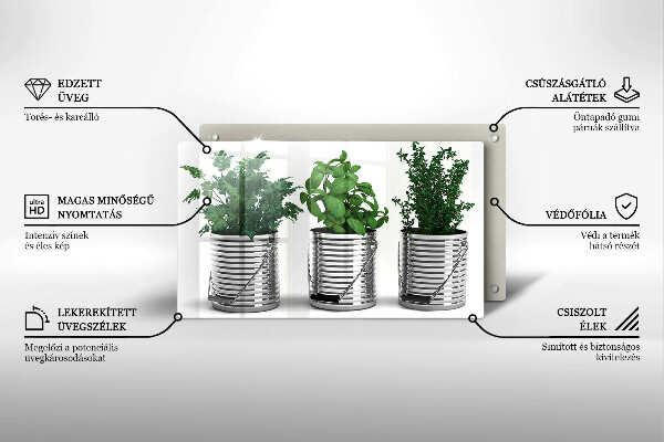 Protection plaque induction Pots de plantes aromatiques