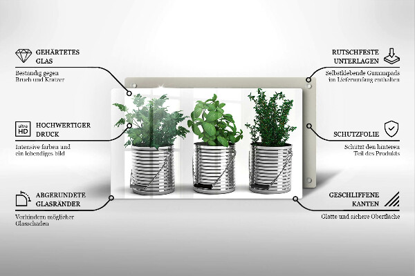 Protection plaque induction Pots de plantes aromatiques