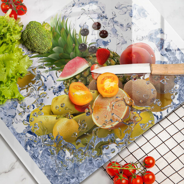 Protection plaque induction Fruits juteux et eau