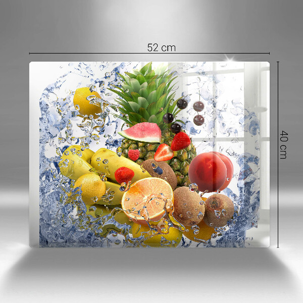 Protection plaque induction Fruits juteux et eau