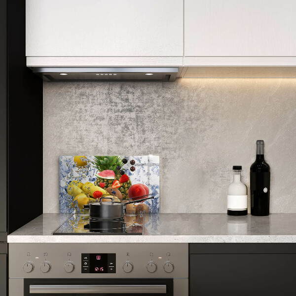 Protection plaque induction Fruits juteux et eau