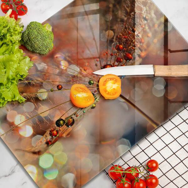 Protection plaque induction Pissenlit mouillé