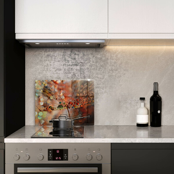 Protection plaque induction Pissenlit mouillé