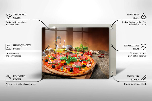 Protection plaque induction Pizza italienne