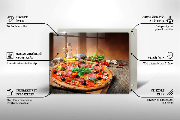 Protection plaque induction Pizza italienne