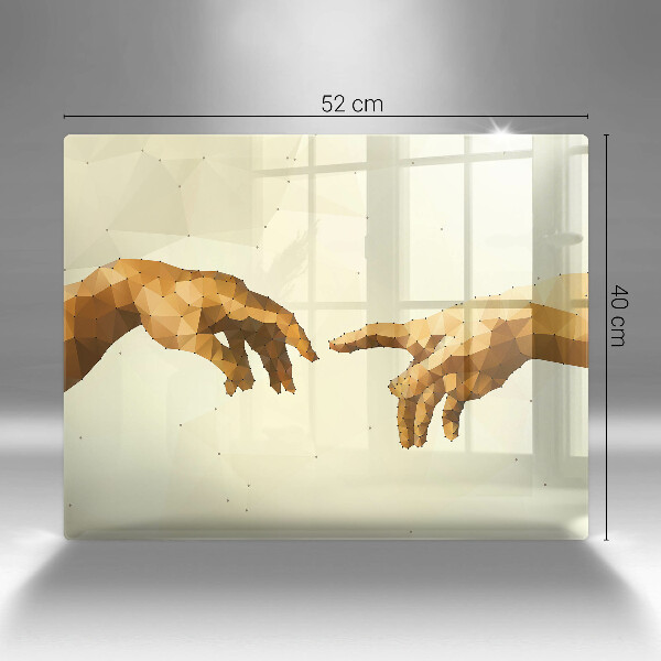 Protection plaque induction Création des mains d'Adam