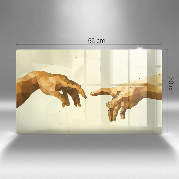 Protection plaque induction Création des mains d'Adam