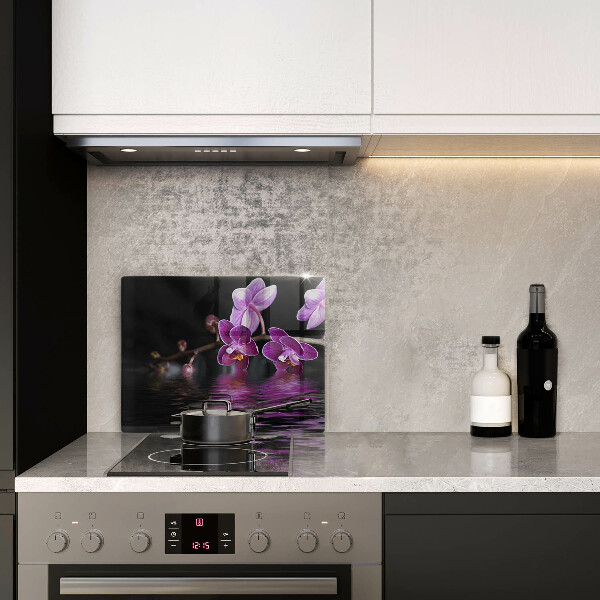 Protection plaque induction Eau zen d'orchidée