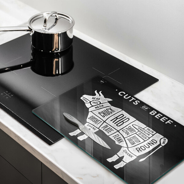 Protection plaque induction Bœuf à la viande de vache