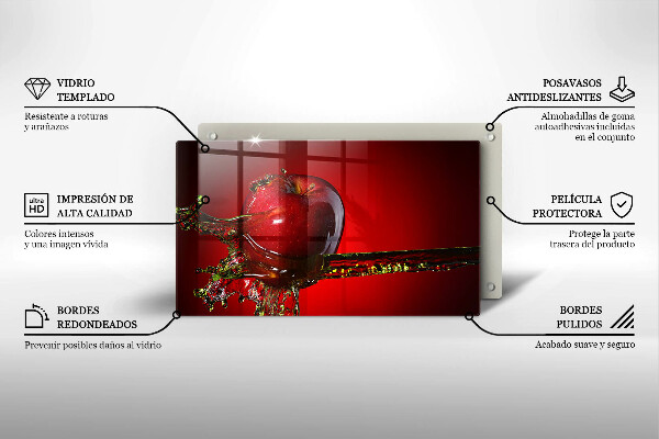 Protection plaque induction Pommes dans l'eau