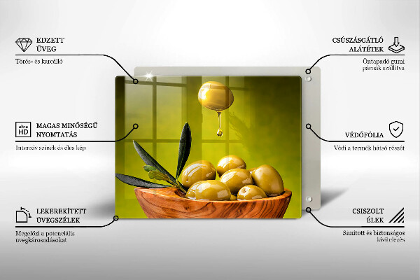 Protection plaque induction Olives savoureuses