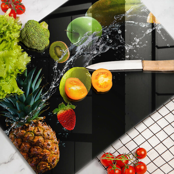 Protection plaque induction Fruits dans l'eau