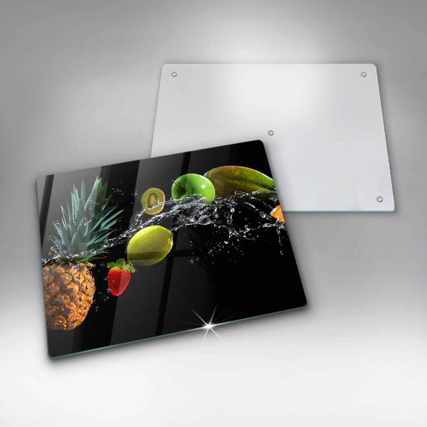 Protection plaque induction Fruits dans l'eau