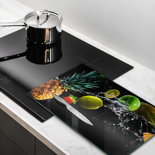 Protection plaque induction Fruits dans l'eau