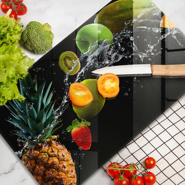 Protection plaque induction Fruits dans l'eau