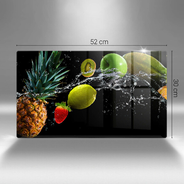 Protection plaque induction Fruits dans l'eau