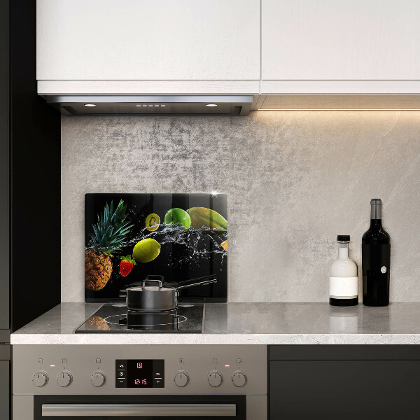 Protection plaque induction Fruits dans l'eau