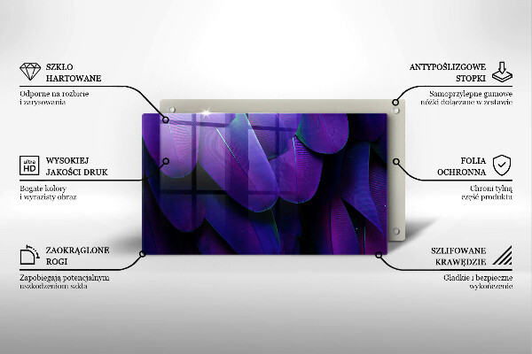 Protection plaque induction Plumes de néon