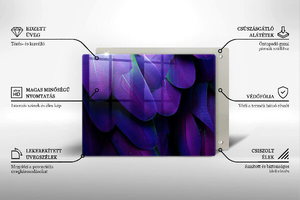 Protection plaque induction Plumes de néon