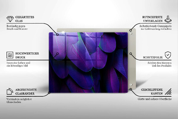 Protection plaque induction Plumes de néon