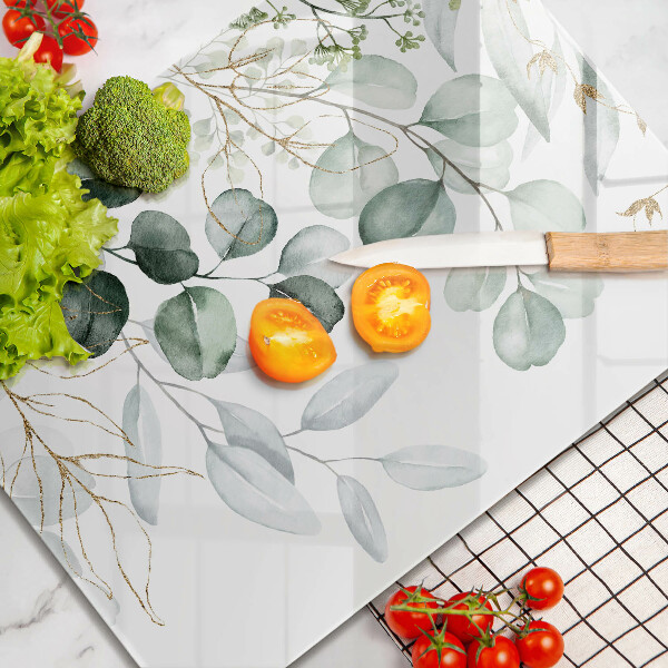 Protection plaque induction Plantes peintes