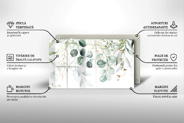 Protection plaque induction Plantes peintes