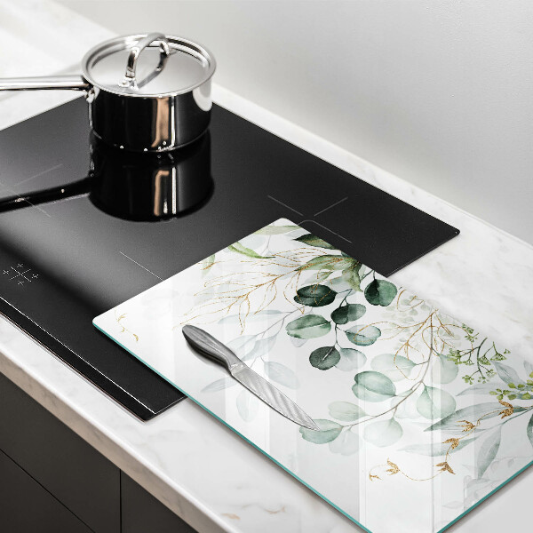 Protection plaque induction Plantes peintes