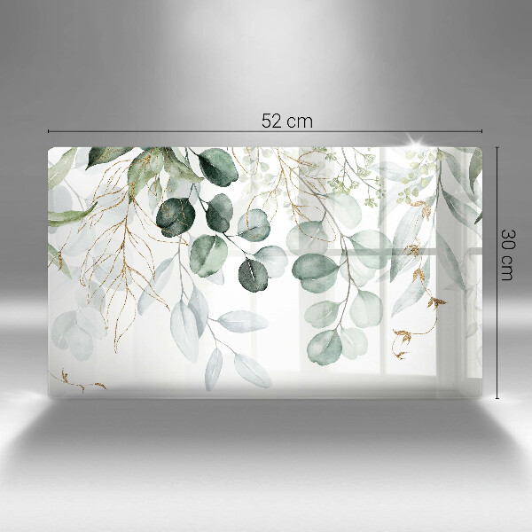 Protection plaque induction Plantes peintes