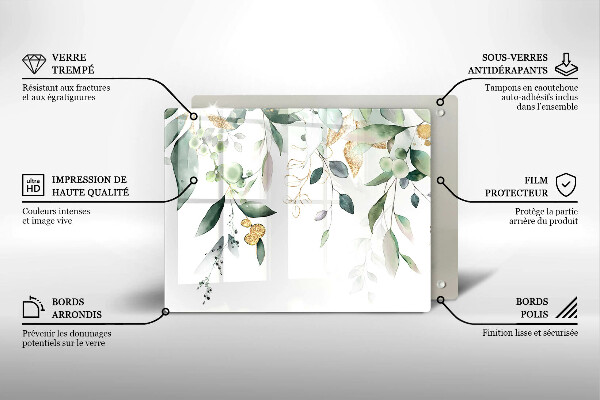 Protection plaque induction Feuilles d'aquarelle