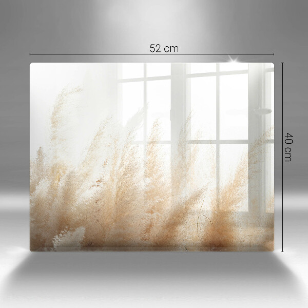 Protection plaque induction Herbe de la pampa