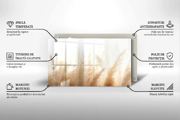 Protection plaque induction Herbe de la pampa